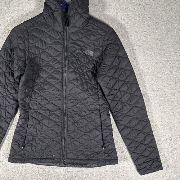 The‎ North Face Thermoball Hoodie Women’s Size XS Full Zip Black *Flaws - Picture 3 of 16